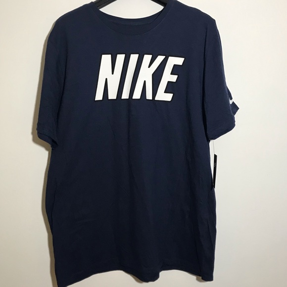 NIKE Mens Logo Lockhead Short Sleeve T-Shirt - Picture 2 of 8